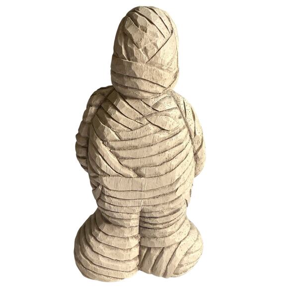 Eddie Walker MidWest of Cannon Falls Halloween Mummy Jack O Lantern Figurine 7” - Picture 4 of 13